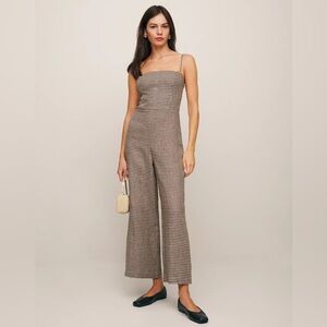 Reformation Overland Linen Jumpsuit, RUNS SMALL